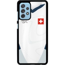 Samsung Galaxy A72 Case Hülle - Schweiz Away personalisierbares Fussballtrikot