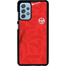 Samsung Galaxy A72 Case Hülle - Tunesien 2022 personalisierbares Fussballtrikot