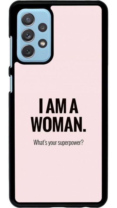 Hülle Samsung Galaxy A72 - I am a woman