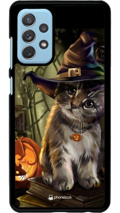 Coque Samsung Galaxy A72 - Halloween 21 Witch cat