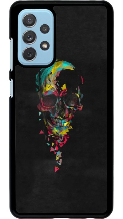 Samsung Galaxy A72 Case Hülle - Halloween 22 colored skull