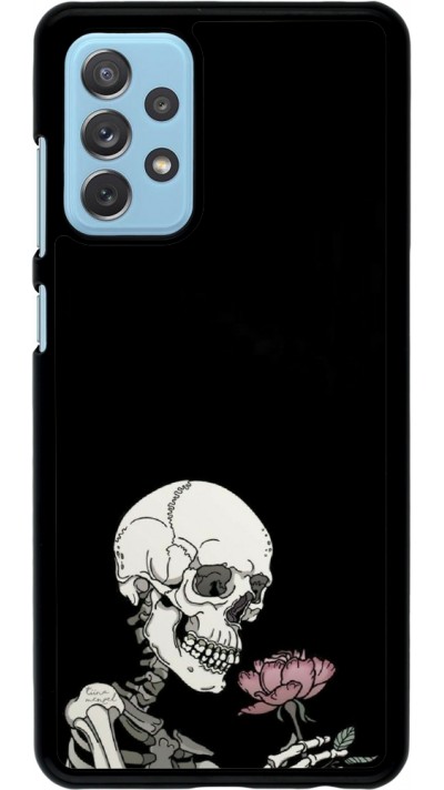 Coque Samsung Galaxy A72 - Halloween 2023 rose and skeleton