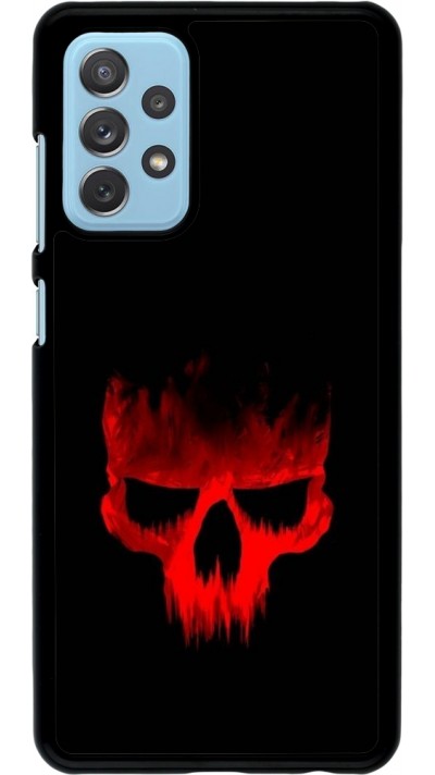 Samsung Galaxy A72 Case Hülle - Halloween 2023 scary skull
