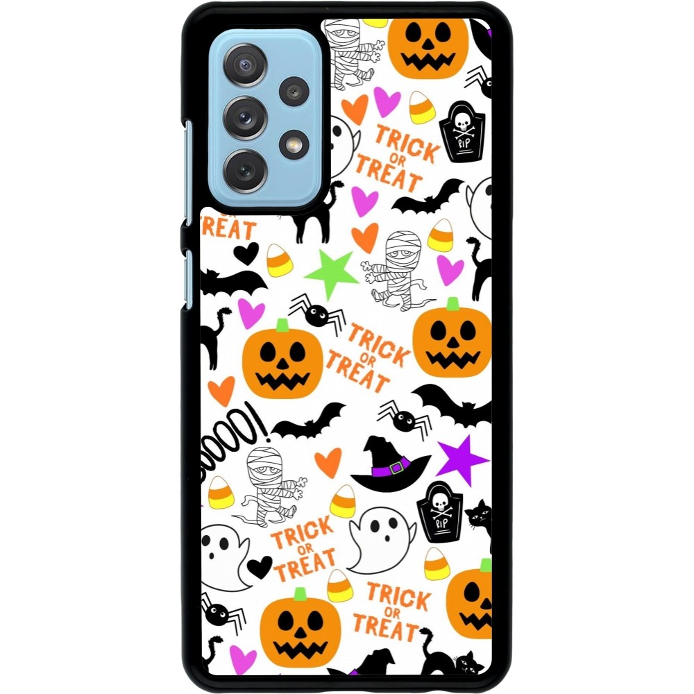 Samsung Galaxy A72 Case Hülle - Halloween 2024 trick or treat