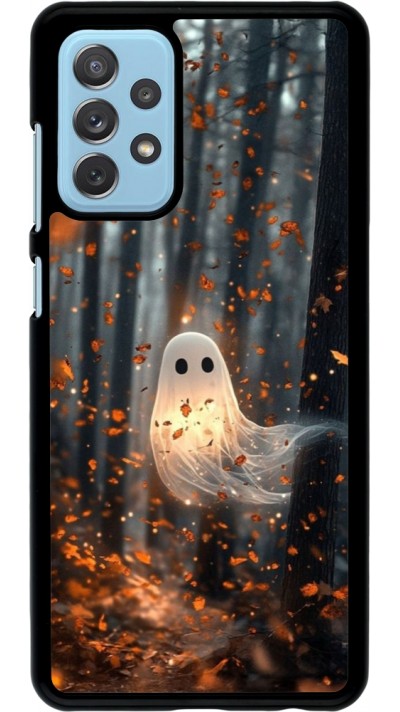 Samsung Galaxy A72 Case Hülle - Halloween 2025 Ghost in the forest