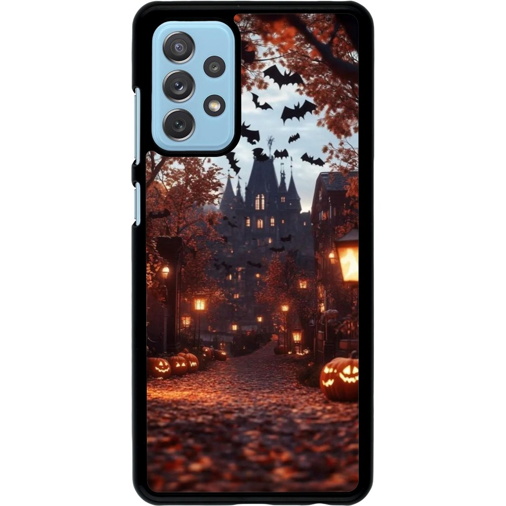 Samsung Galaxy A72 Case Hülle - Halloween 2025 Haunted house