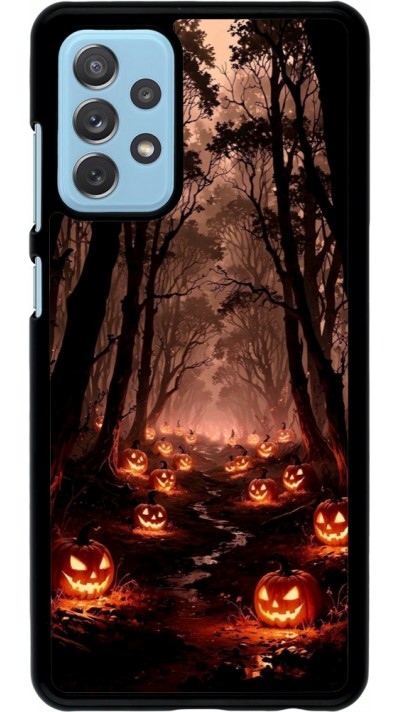 Samsung Galaxy A72 Case Hülle - Halloween 2025 Road of Terrifying Pumpkins