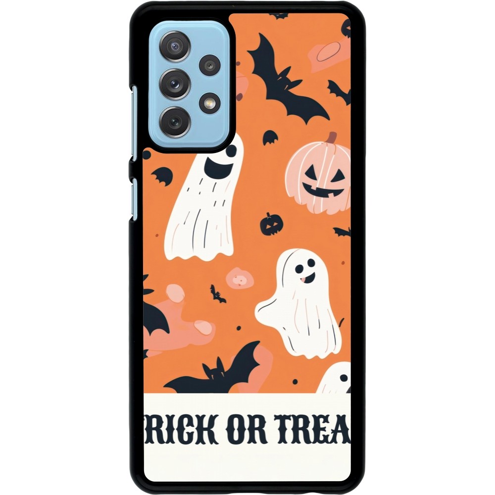 Samsung Galaxy A72 Case Hülle - Halloween 2025 Trick or treat