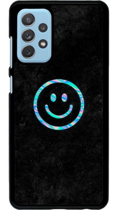 Samsung Galaxy A72 Case Hülle - Happy smiley irisirt