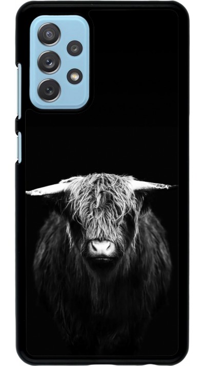 Samsung Galaxy A72 Case Hülle - Highland calf black