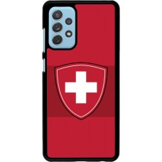 Samsung Galaxy A72 Case Hülle - Hockey World Championship Ecusson Suisse