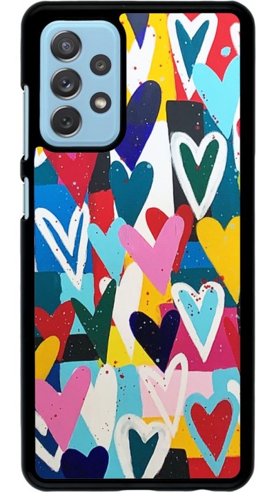 Hülle Samsung Galaxy A72 - Joyful Hearts