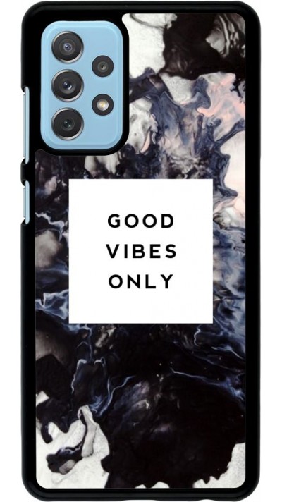 Hülle Samsung Galaxy A72 - Marble Good Vibes Only