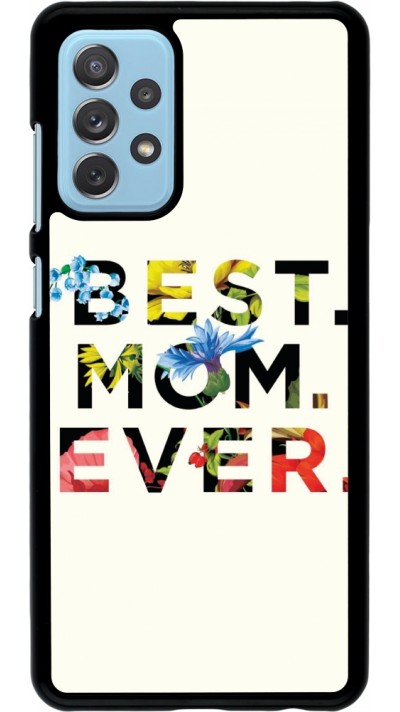 Samsung Galaxy A72 Case Hülle - Mom 2023 best Mom ever flowers