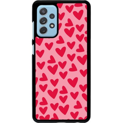 Coque Samsung Galaxy A72 - Mom 2024 petits coeurs