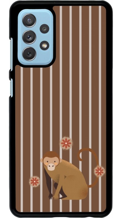 Coque Samsung Galaxy A72 - Monkey with stripes