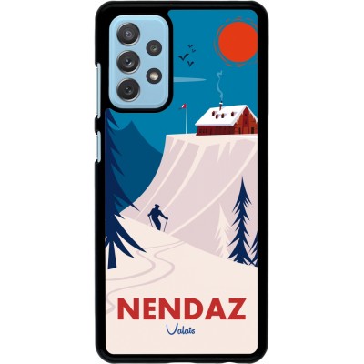 Samsung Galaxy A72 Case Hülle - Nendaz Cabane Ski