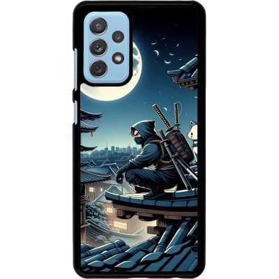 Coque Samsung Galaxy A72 - Ninja sous la lune