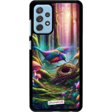 Samsung Galaxy A72 Case Hülle - Vogel Nest Wald