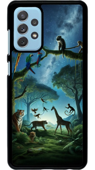 Samsung Galaxy A72 Case Hülle - Paradies der exotischen Tiere