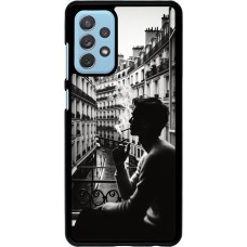 Samsung Galaxy A72 Case Hülle - Parisian Smoker