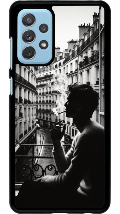 Samsung Galaxy A72 Case Hülle - Parisian Smoker