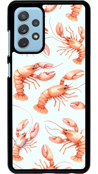 Coque Samsung Galaxy A72 - Pattern de homards pastels