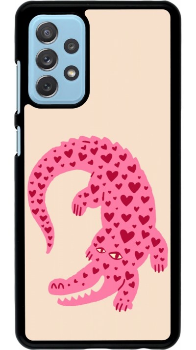 Samsung Galaxy A72 Case Hülle - Pink crocodile 2026