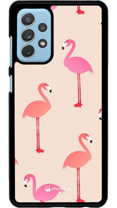 Coque Samsung Galaxy A72 - Pink Flamingos Pattern