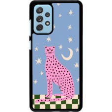 Samsung Galaxy A72 Case Hülle - Pink leopard with stars 2026