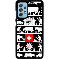 Coque Samsung Galaxy A72 - Poya Suisse 1 noir
