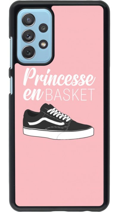 Coque Samsung Galaxy A72 - princesse en basket