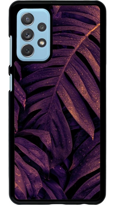 Coque Samsung Galaxy A72 - Purple Light Leaves