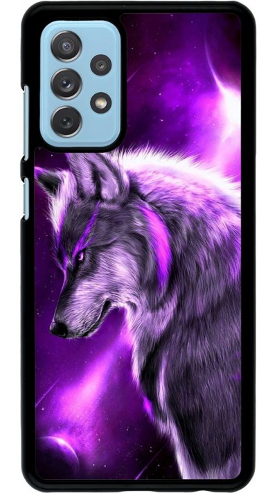 Hülle Samsung Galaxy A72 - Purple Sky Wolf