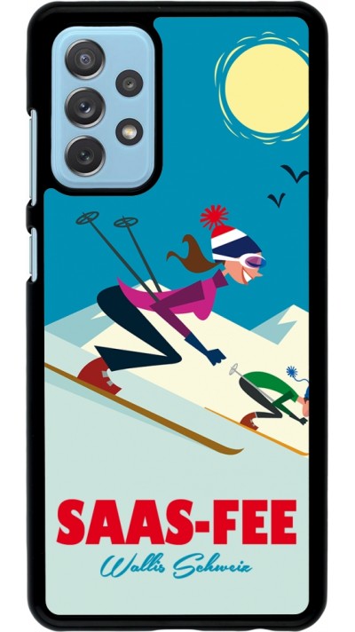 Coque Samsung Galaxy A72 - Saas-Fee Ski Downhill