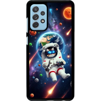 Samsung Galaxy A72 Case Hülle - VR SpaceCat Odyssee