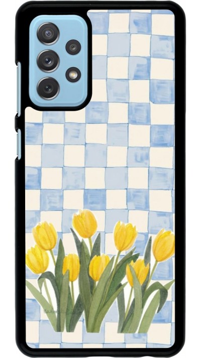 Coque Samsung Galaxy A72 - Blue vichy tulips 2026