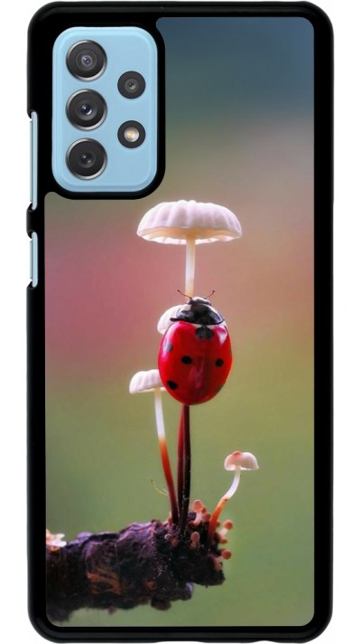Samsung Galaxy A72 Case Hülle - Ladybird on a mushroom Spring 2026