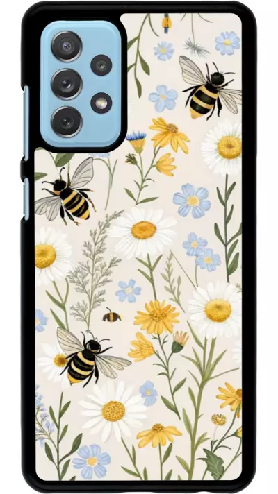 Coque Samsung Galaxy A72 - Pattern bees Spring 2026