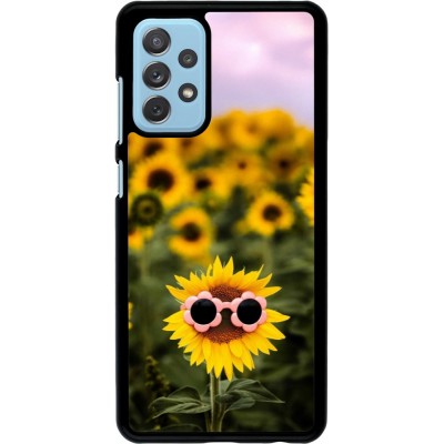 Coque Samsung Galaxy A72 - Sunflower with glasses Spring 2026