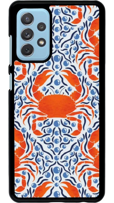 Samsung Galaxy A72 Case Hülle - Crabs and pearls Summer 2026