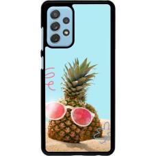 Samsung Galaxy A72 Case Hülle - Pineapple with glasses Summer 2026