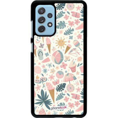 Coque Samsung Galaxy A72 - Summer Pink Pattern