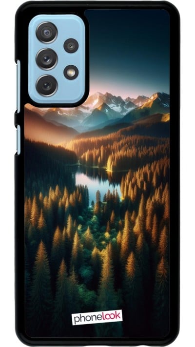 Coque Samsung Galaxy A72 - Sunset Forest Lake