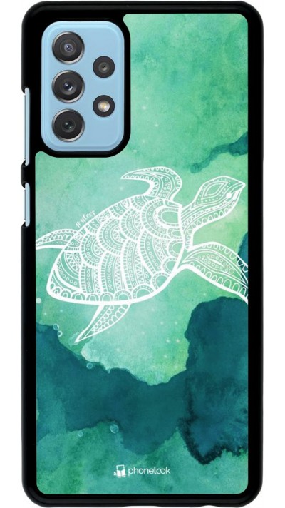 Hülle Samsung Galaxy A72 - Turtle Aztec Watercolor