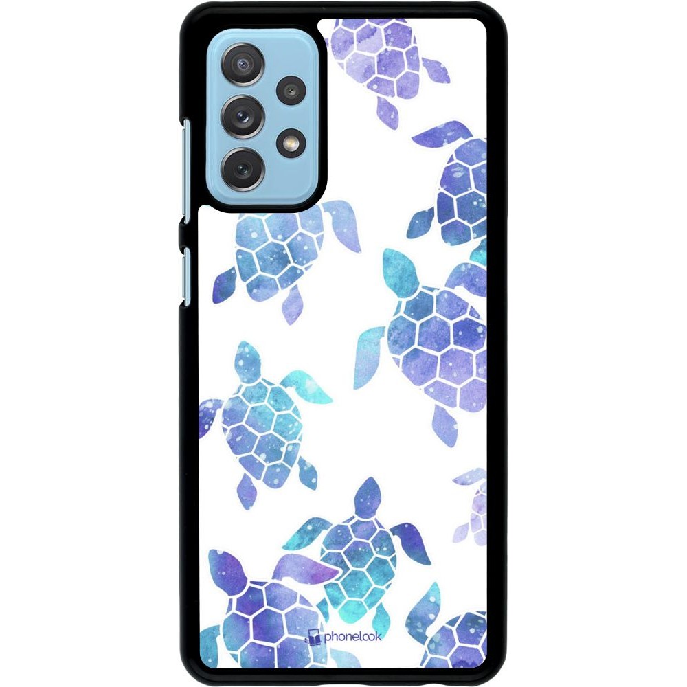 Coque Samsung Galaxy A72 - Turtles pattern watercolor