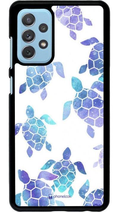 Hülle Samsung Galaxy A72 - Turtles pattern watercolor