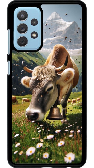 Coque Samsung Galaxy A72 - Vache montagne Valais