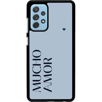 Coque Samsung Galaxy A72 - Valentine 2024 mucho amor azul
