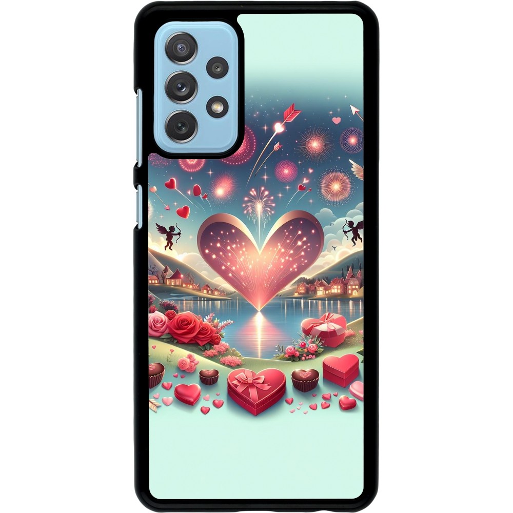 Samsung Galaxy A72 Case Hülle - Valentin 2025 Schick